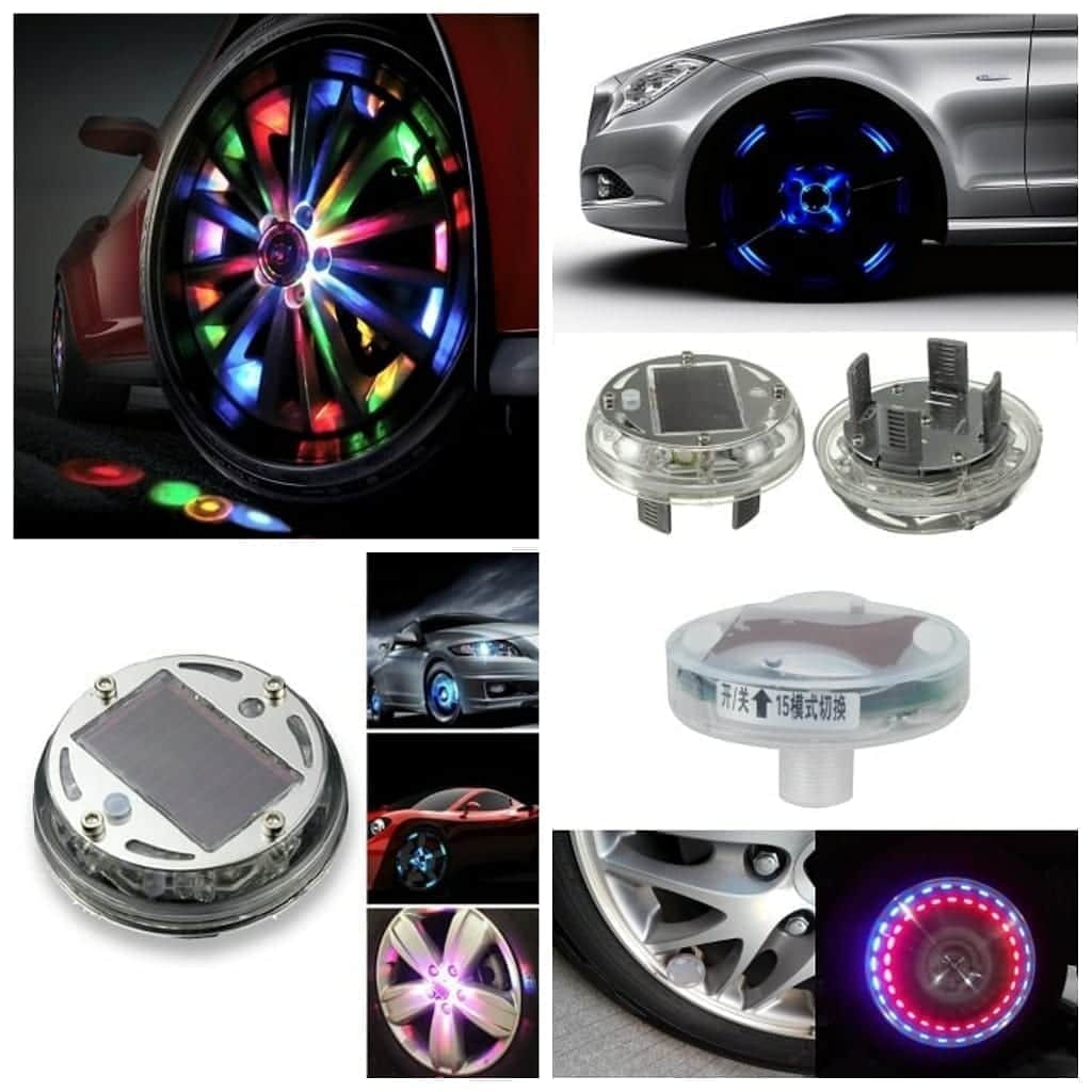 Solar LED Tire Wheel Light Rocket Myanmar