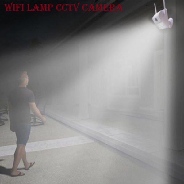 Wifi Wall Lamp CCTV Camera ( One Year Warranty )