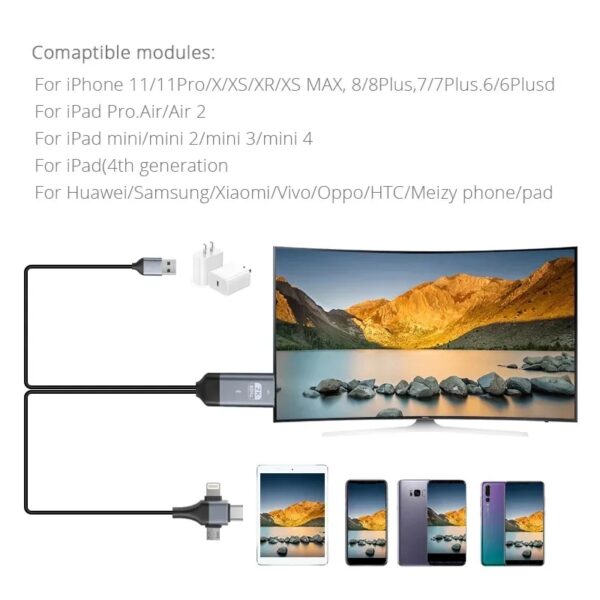 3 in1 HDMI Cable